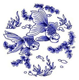 中国古代青花瓷传统图案及寓意 一